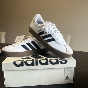 Adidas Men’s VL Court 3.0 White Skate Shoes